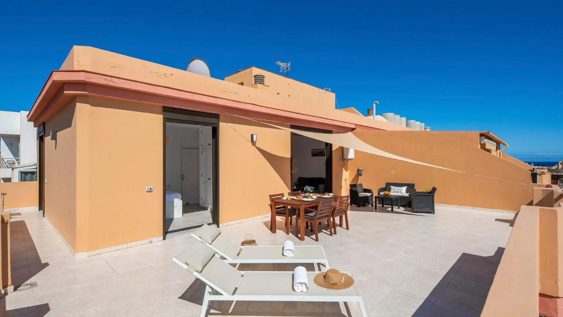 شقة Medano4You Alex Sunset Lounge Penthouse El Médano إسبانيا